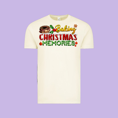 Baking Christmas Memories Vintage Tee Designed By Fadigitalartstudio