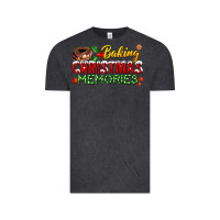 Vintage Black baking christmas memories Vintage Tee - FaDigitalArtStudio