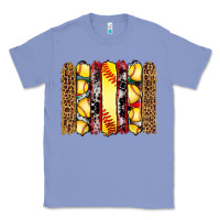 Colony Blue softball serape leopard cowhide glitter brushstrokes Classic Tee - Artiststas