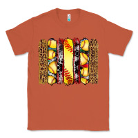 Copper softball serape leopard cowhide glitter brushstrokes Classic Tee - Artiststas