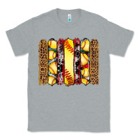 Heather Grey softball serape leopard cowhide glitter brushstrokes Classic Tee - Artiststas