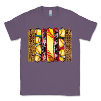 Lavender softball serape leopard cowhide glitter brushstrokes Classic Tee - Artiststas