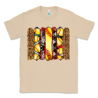 Mushroom softball serape leopard cowhide glitter brushstrokes Classic Tee - Artiststas