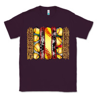 Plum softball serape leopard cowhide glitter brushstrokes Classic Tee - Artiststas