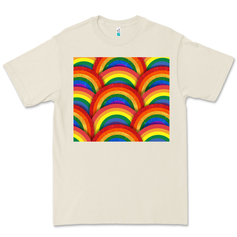 Pride Rainbow Glitter Tumbler Premium Tee by FaDigitalArtStudio | Teevron
