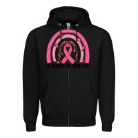 Black in october we wear pink rainbow Zipper Hoodie - JahusDesignShop