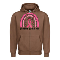 Chestnut in october we wear pink rainbow Zipper Hoodie - JahusDesignShop