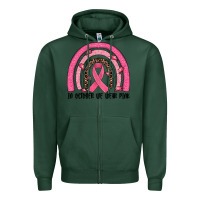 Sports Green in october we wear pink rainbow Zipper Hoodie - JahusDesignShop