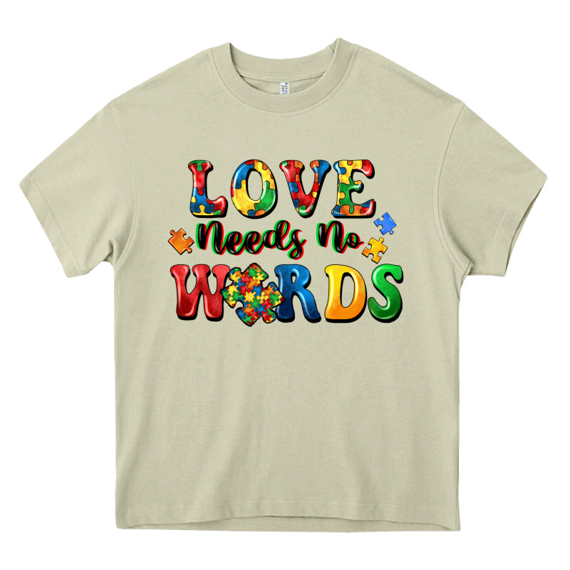 Love Needs No Words Heavy Core Tee by CowGirlArtShop | Teevron