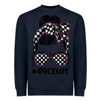 Navy race life Heavyweight Sweatshirt - JahusDesignShop