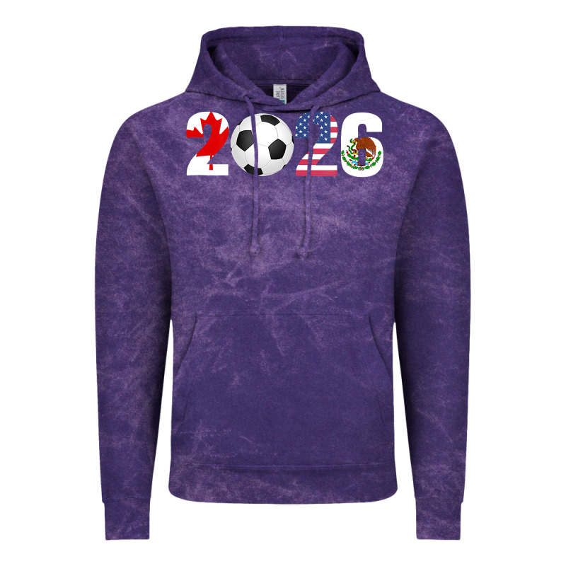 North America 2026 Football  Canada Usa Mexico Soccer Vintage Hoodie by maiPhamDesign | Teevron