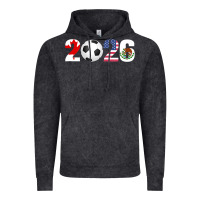 Vintage Black North America 2026 Football  Canada USA Mexico Soccer Vintage Hoodie - maiPhamDesign