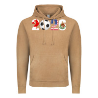 Vintage Camel North America 2026 Football  Canada USA Mexico Soccer Vintage Hoodie - maiPhamDesign
