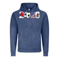 Vintage Denim North America 2026 Football  Canada USA Mexico Soccer Vintage Hoodie - maiPhamDesign