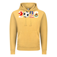 Vintage Mustard North America 2026 Football  Canada USA Mexico Soccer Vintage Hoodie - maiPhamDesign