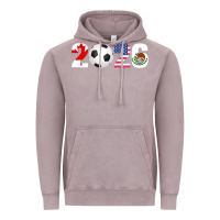 Vintage Zinc North America 2026 Football  Canada USA Mexico Soccer Vintage Hoodie - maiPhamDesign