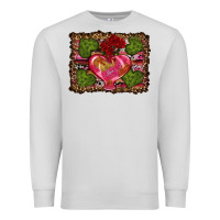 Dove Grey Western Background Valentine's Day Premium Sweatshirt - RanaPortraitStore