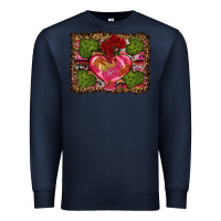 Navy Western Background Valentine's Day Premium Sweatshirt - RanaPortraitStore