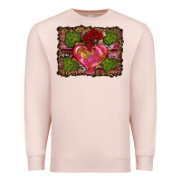 Pale Pink Western Background Valentine's Day Premium Sweatshirt - RanaPortraitStore