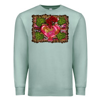 Seafoam Western Background Valentine's Day Premium Sweatshirt - RanaPortraitStore