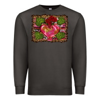 Smoke Western Background Valentine's Day Premium Sweatshirt - RanaPortraitStore