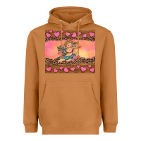 Meerkat cupid valentine's day Heavyweight Hoodie - RanaPortraitStore