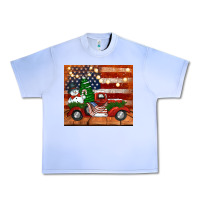 Grape Ice christmas truck with american flag Urban Heavy Tee - Jasminsmagicworld