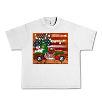 Lunar Rock christmas truck with american flag Urban Heavy Tee - Jasminsmagicworld