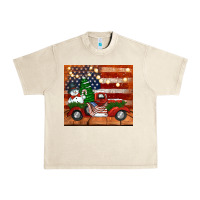 Sandshell christmas truck with american flag Urban Heavy Tee - Jasminsmagicworld