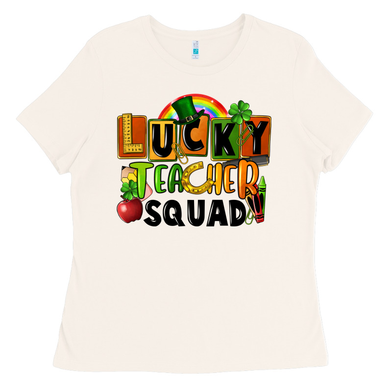 Lucky Teacher Squad St. Patricks Day Ladies Tee by FaDigitalArtStudio | Teevron