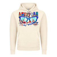 Vintage Artic American babe Vintage Hoodie - CowhideDigitalArt