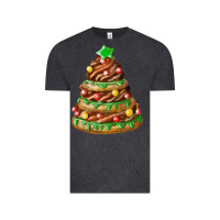 Vintage Black chocolate christmas cookie cake Vintage Tee - FaDigitalArtStudio