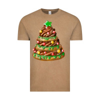 Vintage Coffee chocolate christmas cookie cake Vintage Tee - FaDigitalArtStudio