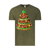 Vintage Olive chocolate christmas cookie cake Vintage Tee - FaDigitalArtStudio
