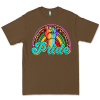 Cacao pride rainbow Premium Tee - OliviaCreatesArt