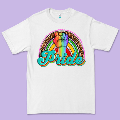 Pride Rainbow Premium Tee Designed By Oliviacreatesart