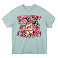 Arona Somebunny loves you Easter Day Heavy Core Tee - CowGirlArtShop