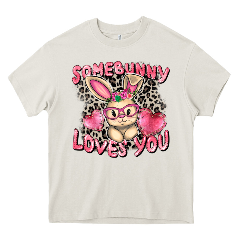 Somebunny Loves You Easter Day Heavy Core Tee by CowGirlArtShop | Teevron