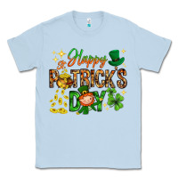 Dusty Blue Happy St. Patrick's Day Classic Tee - HowdyJamesFarm