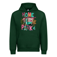 Forest Green home is where we park it Urban Hoodie - RanaPortraitStore