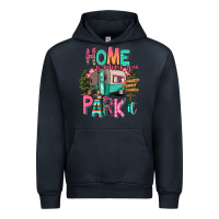Navy home is where we park it Urban Hoodie - RanaPortraitStore