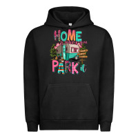 Pigment Black home is where we park it Urban Hoodie - RanaPortraitStore