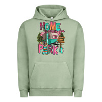 Pigment Oil Green home is where we park it Urban Hoodie - RanaPortraitStore