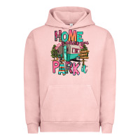 Pigment Salmon home is where we park it Urban Hoodie - RanaPortraitStore