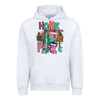 White home is where we park it Urban Hoodie - RanaPortraitStore