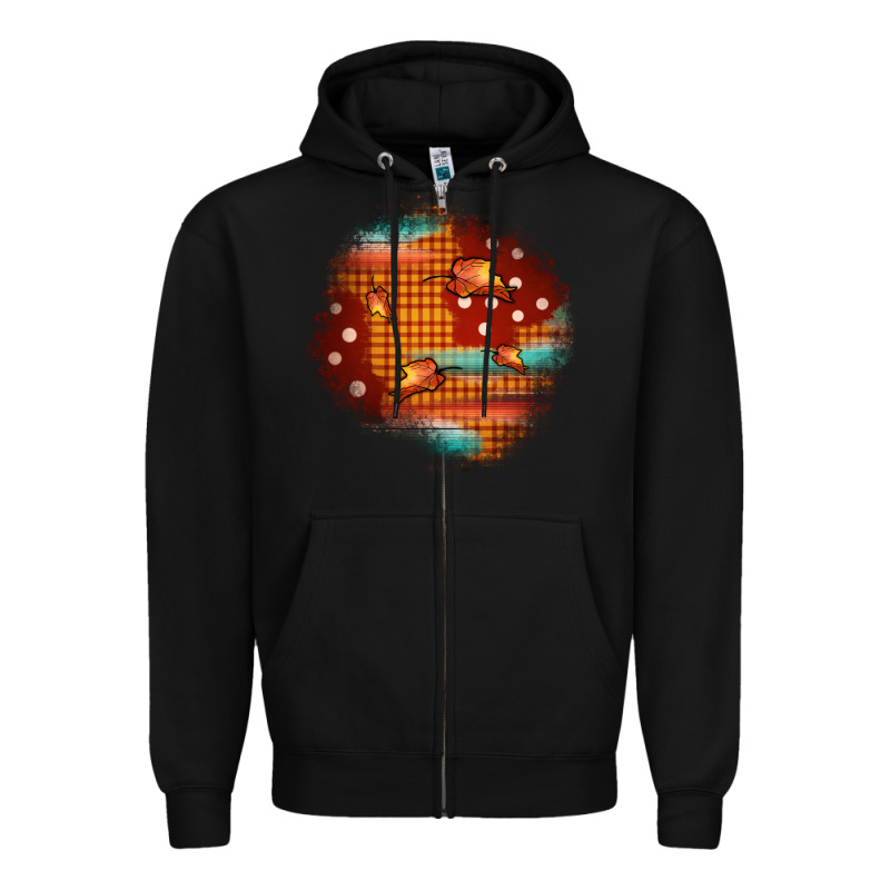 Fall Patch Zipper Hoodie by JahusDesignShop | Teevron