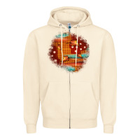 Sandshell fall patch Zipper Hoodie - JahusDesignShop