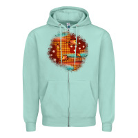 Seafoam fall patch Zipper Hoodie - JahusDesignShop