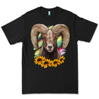 Black Bighorn Sheep Premium Tee - RanaPortraitStore