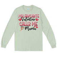 Matcha love message with cupid and hearts Long Sleeve Tee - CowhideDigitalArt